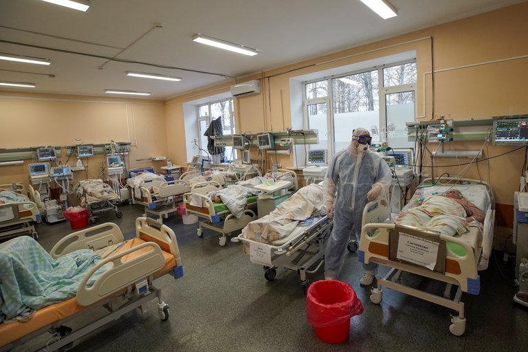 Por quinto día consecutivo, Rusia registró más de 1.200 muertes por Covid-19