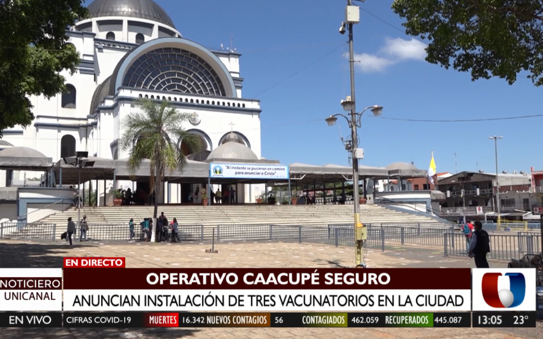Operativo Caacupé: Salud instalará tres vacunatorios anticovid