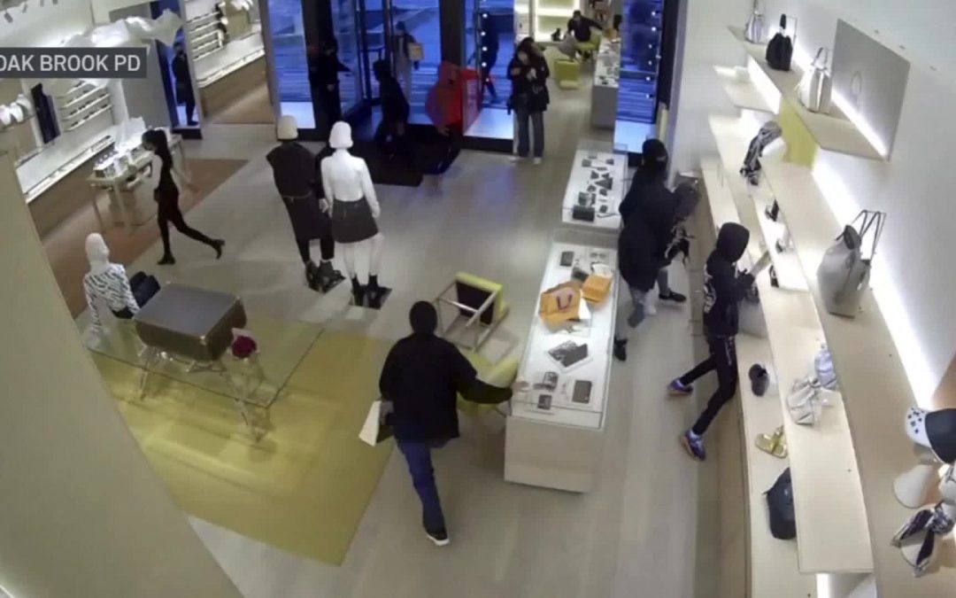 Robo planificado en EE.UU: 14 personas saquean tienda de Louis Vuitton a plena luz del día
