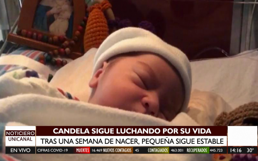 Candela sigue luchando por su vida: la bebé está estable, reportaron