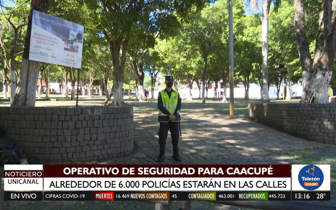 Operativo Caacupé: alrededor de 6 mil policías estarán en las calles