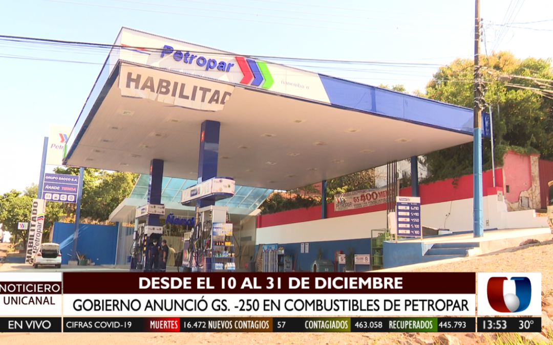Plan Añua: Presidente anunció descuento en combustible de Petropar