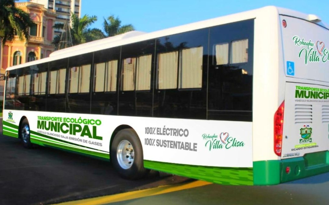 Villa Elisa podría contar con buses ecológicos, fomentando el cuidado ambiental