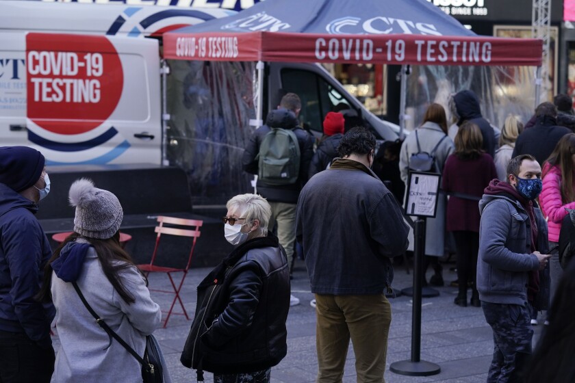 Ómicron representa el 73% de contagios en Estados Unidos