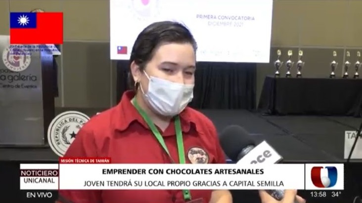 Taiwán impulsa a emprendedora de chocolates artesanales