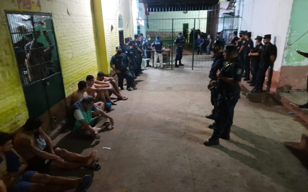 Frustran intento de fuga en penal de Villarrica