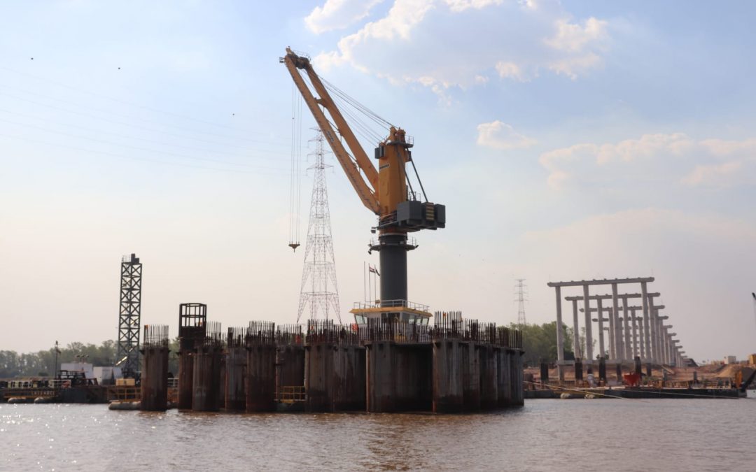 Puente Héroes del Chaco: obras presentan avance del 43%