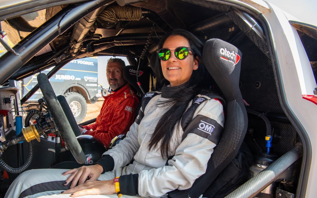 Tras culminar el rally en suelo saudí, Lafarja retornó al país
