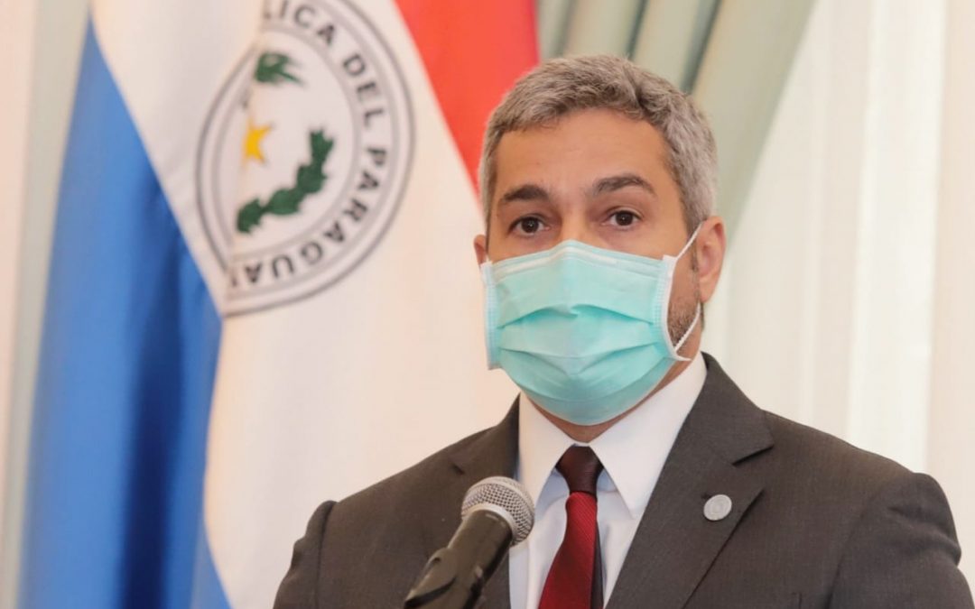Mario Abdo Benítez dio positivo al coronavirus