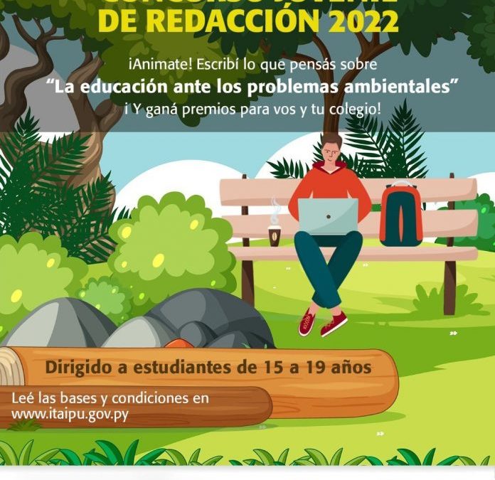 Itaipu: convocan a jóvenes para concurso de redacción sobre problemas ambientales