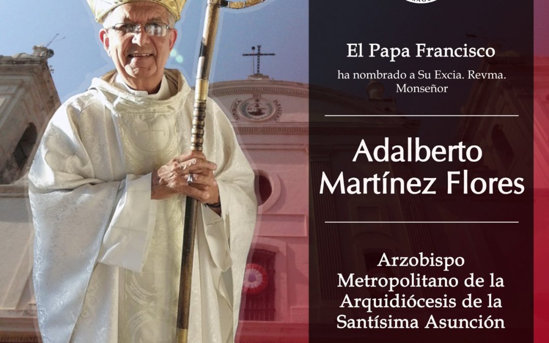 Adalberto Martínez asume como nuevo Arzobispo de Asunción