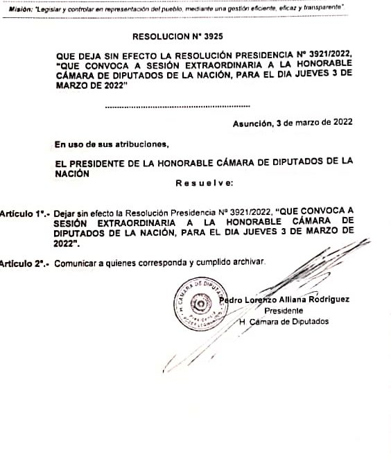 Carlos María López fue electo como nuevo presidente de la Cámara de Diputados