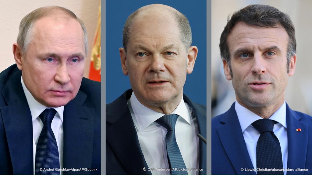 Macron y Scholz denunciaron que Rusia no quiere detener la invasión a Ucrania