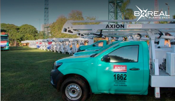 ANDE recibe camionetas y equipos digitales para fortalecer su sistema