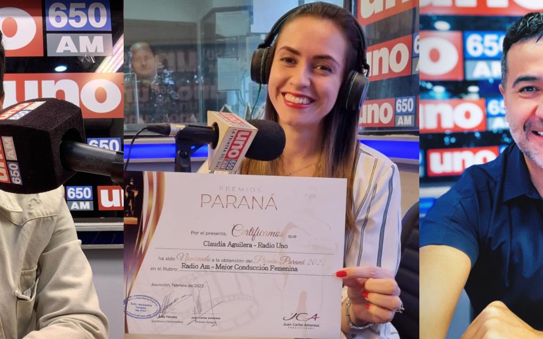 ¡Radio Uno tiene a sus nominados a los Premios Paraná!
