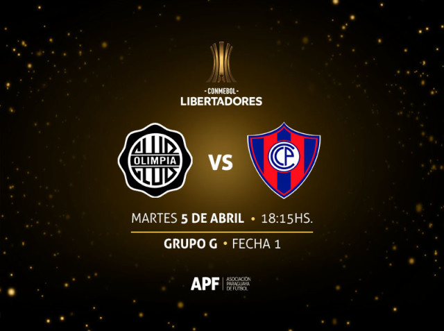 ¡Es hoy! Olimpia y Cerro se encuentran 23 años después en la Copa Libertadores
