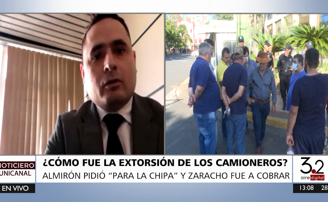 Caso de extorsión: camioneros pidieron millonario monto “para la chipa”, según fiscal