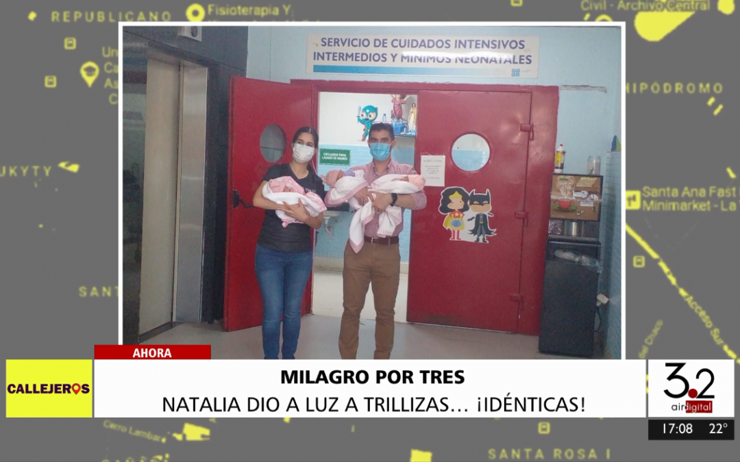 Mamá de trillizas idénticas: “Mañana ya cumplen un mes; estoy entusiasmada”