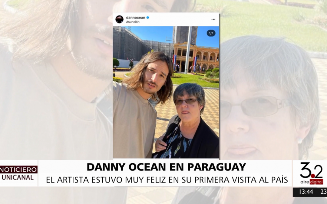 ¡Danny Ocean expresó su emoción en su primera visita a Paraguay!