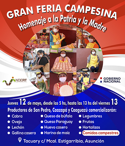 Invitan a tradicional feria campesina este jueves y viernes