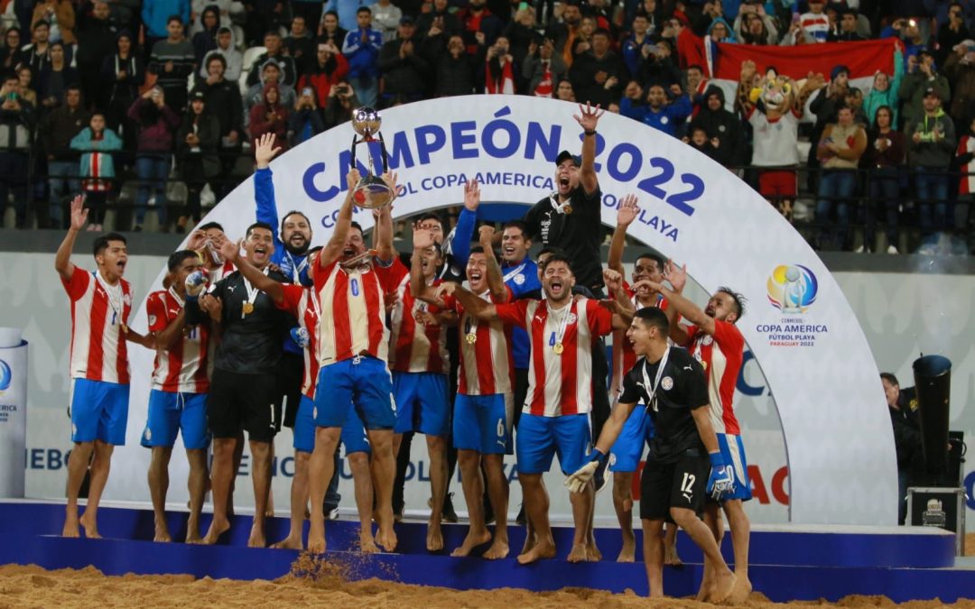 Los Pynandi son campeones invictos de América en fútbol de playa, tras derrotar a Brasil