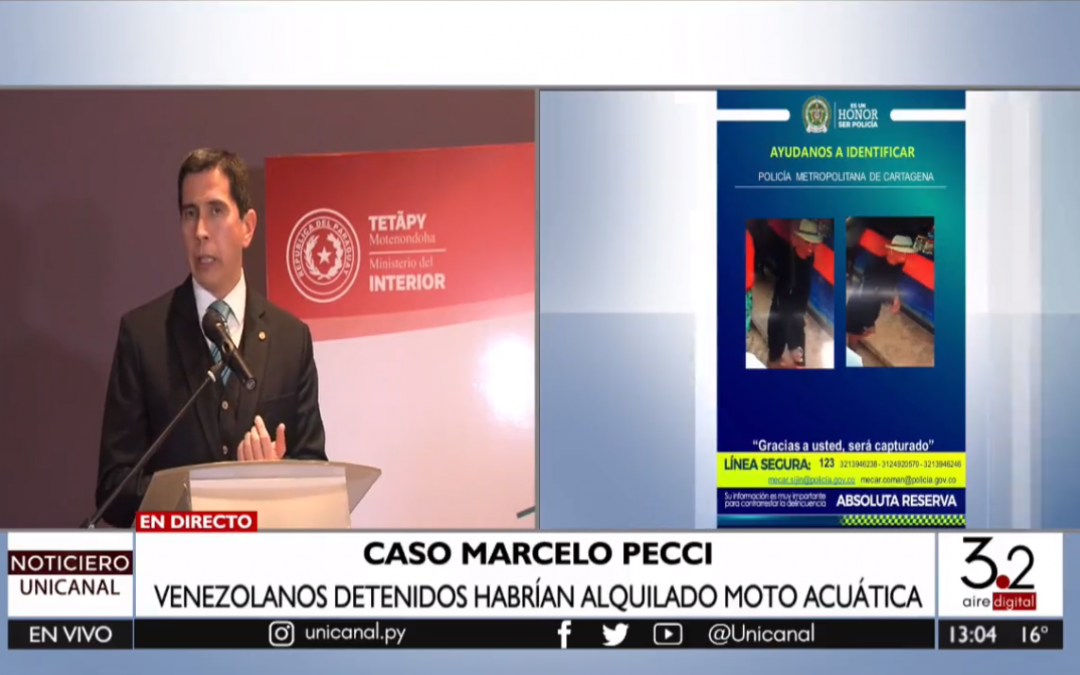 Crimen contra Pecci: ministro del Interior asegura que están cerca de esclarecer asesinato