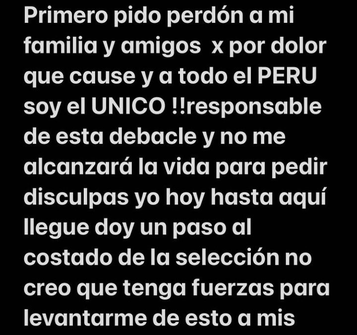 Advíncula tras eliminación de Perú: “Soy el único responsable de esta debacle”