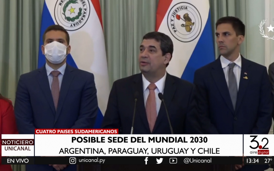 Mundial 2030: Paraguay, Argentina, Chile y Uruguay formalizan candidatura
