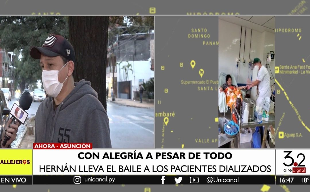 ¡Emotivo! Enfermero de Clínicas alegra a pacientes con divertido baile