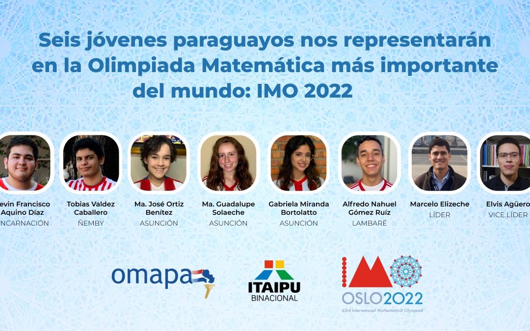 Jóvenes paraguayos competirán en Olimpiada Internacional de Matemáticas