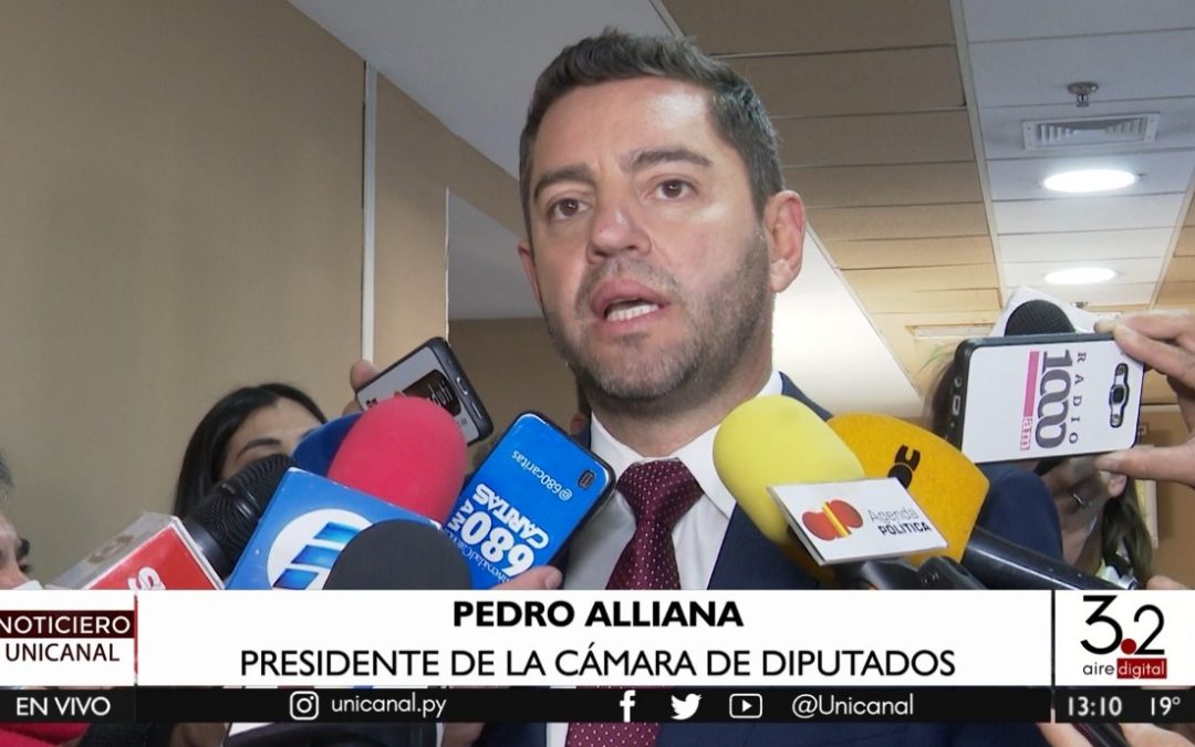 Pedro Alliana dejó la presidencia de la Cámara de Diputados