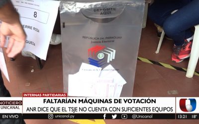 Internas partidarias: ANR asegura que faltarían máquinas de votación