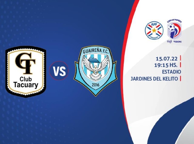 Viernes de fútbol: Tacuary y Guaireña se reencuentran esta noche