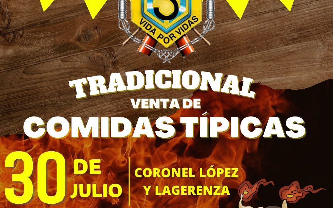 Bomberos Voluntarios de Sajonia venderán comidas típicas para recaudar fondos