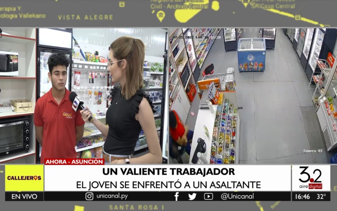 Cajero redujo con llave marcial a un presunto ladrón