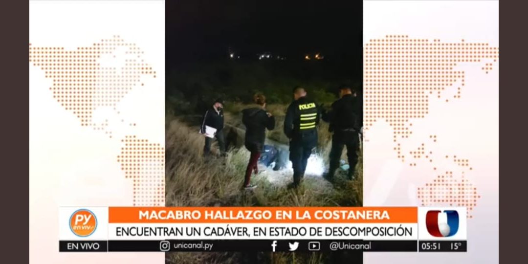 Hallan cadáver en canal de la Costanera de Asunción