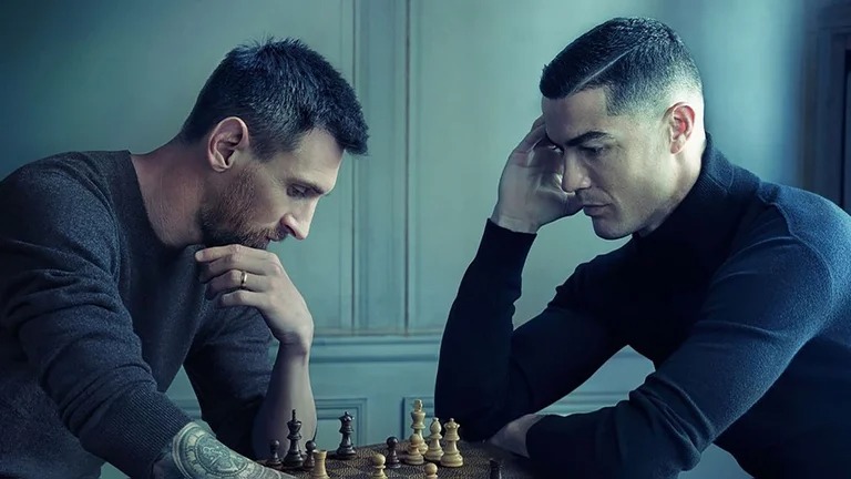 Cristiano Ronaldo habló sobre publicidad con Messi: “Me gustaría hacerle jaque mate en el fútbol”
