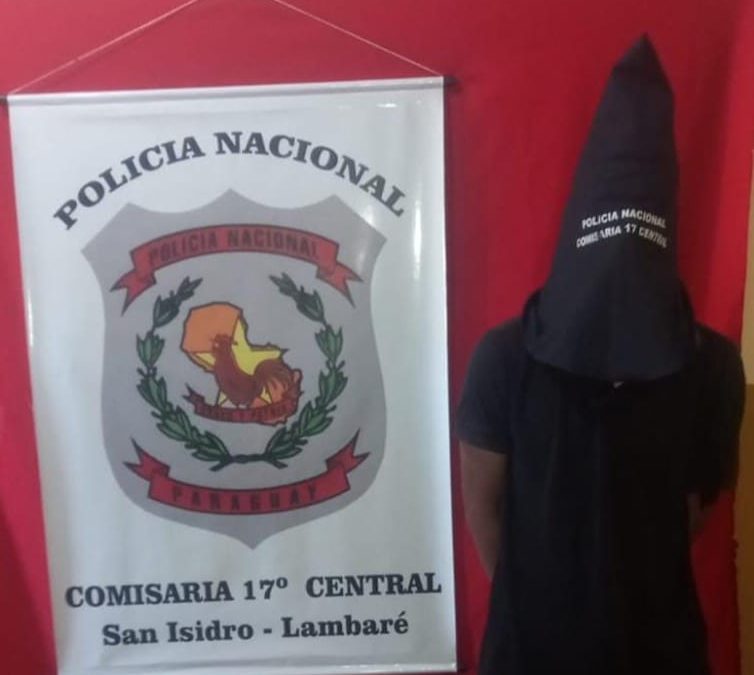 Detienen en Lambaré a un joven que golpeó a su propia madre