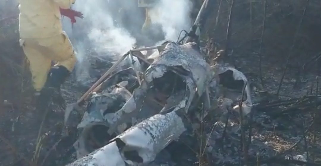 Reportan caída de helicóptero en Yby Yaú: confirman dos fallecidos