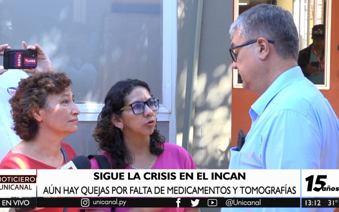 Sigue la crisis en el Incan ante denuncias por falta de medicamentos oncológicos