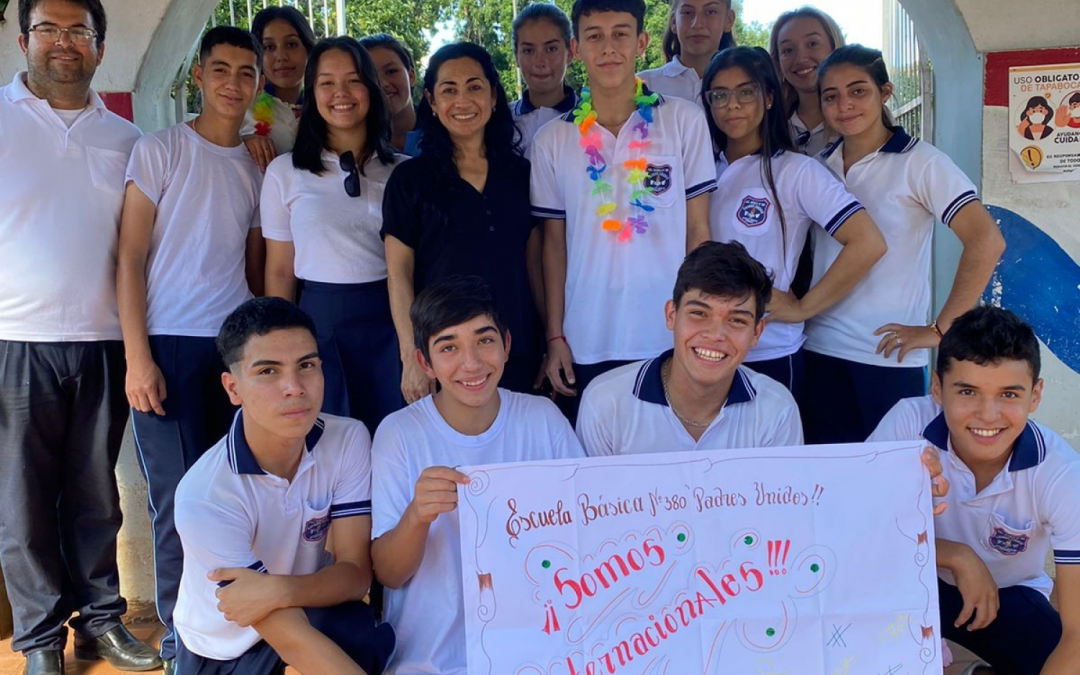 Huerta escolar de alumnos de Piribebuy gana premio internacional