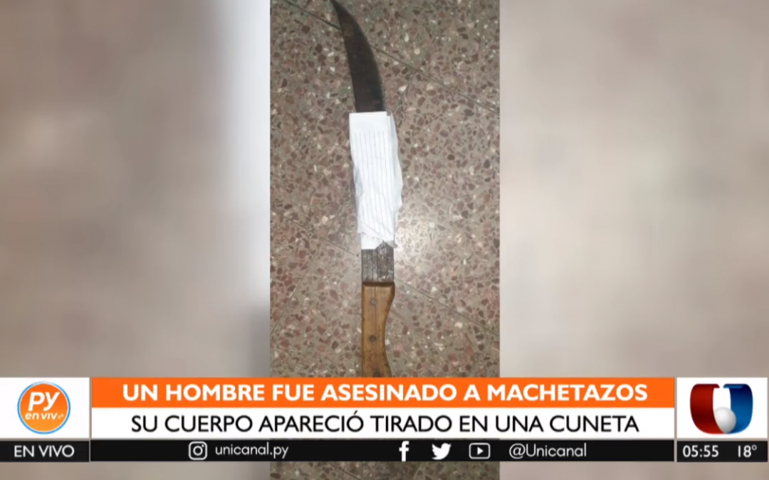 Joven es asesinado a machetazos en Villeta