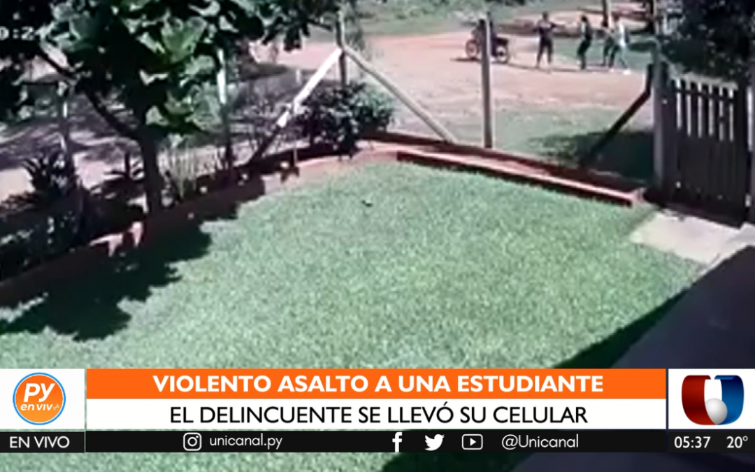 Dos motoasaltantes atacan a adolescente en Yaguarón