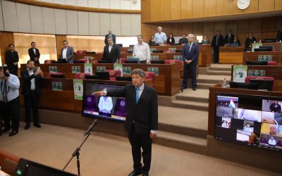 Eligio Villordo juró como senador en reemplazo de Facetti
