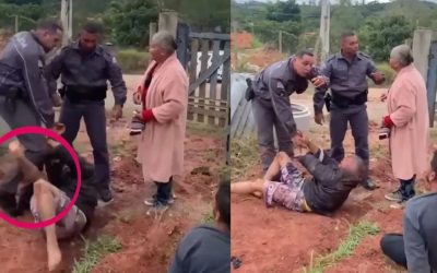 Brasil: Agente policial golpeó a una mujer de 80 años en el rostro