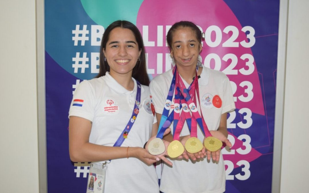 Berlín 2023: Atleta paraguaya se alza con varias medallas de oro en Olimpiadas Especiales