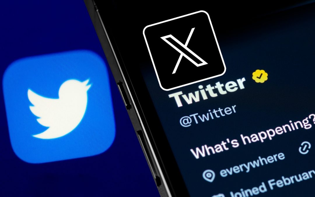 Twitter sustituyó el pajarito azul por una «X»