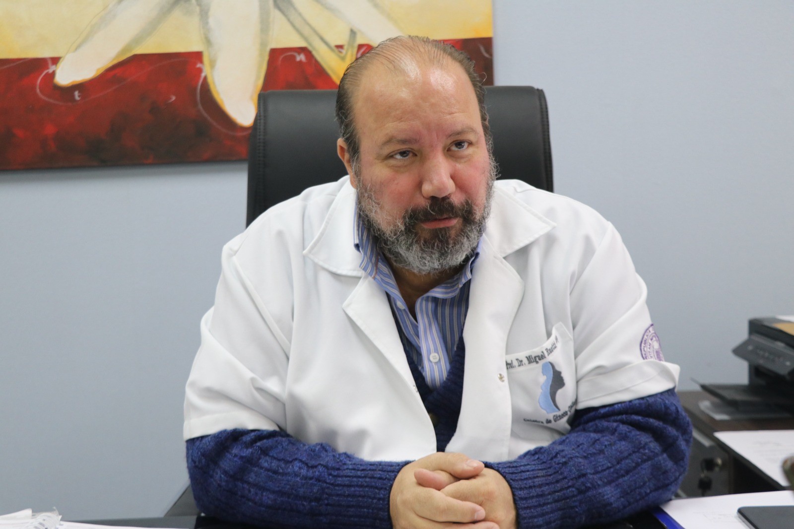 Dr. Miguel Ruotti, jefe de la Cátedra y Servicio de Gineco Obstetricia. Foto: Gentileza.