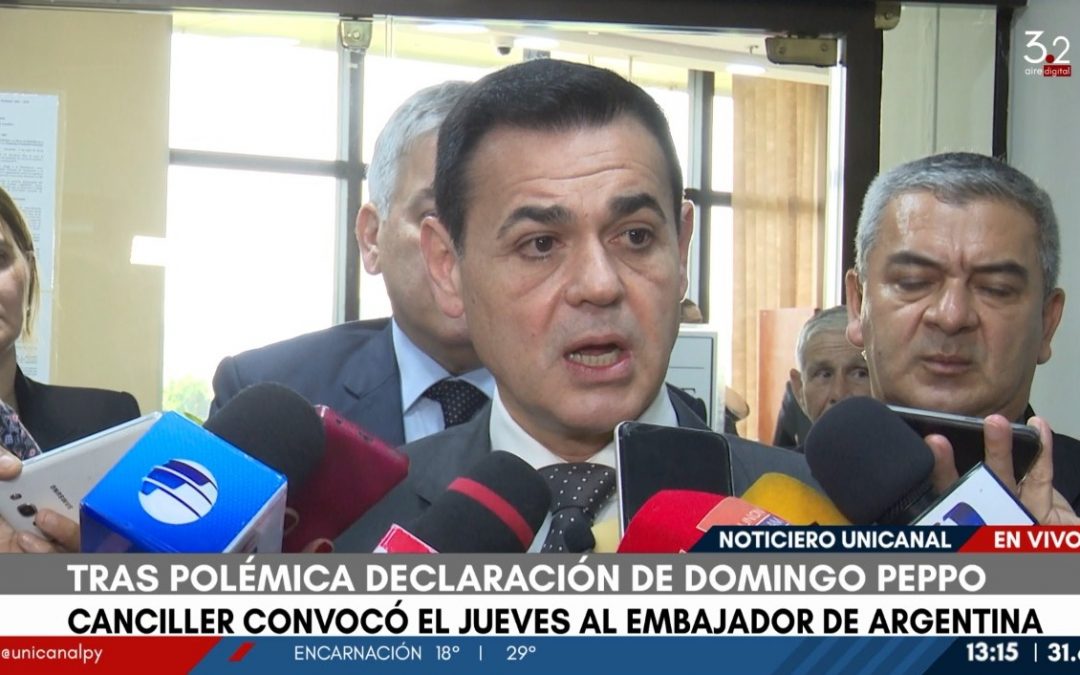 Cancillería convoca a embajador de Argentina tras polémica declaración