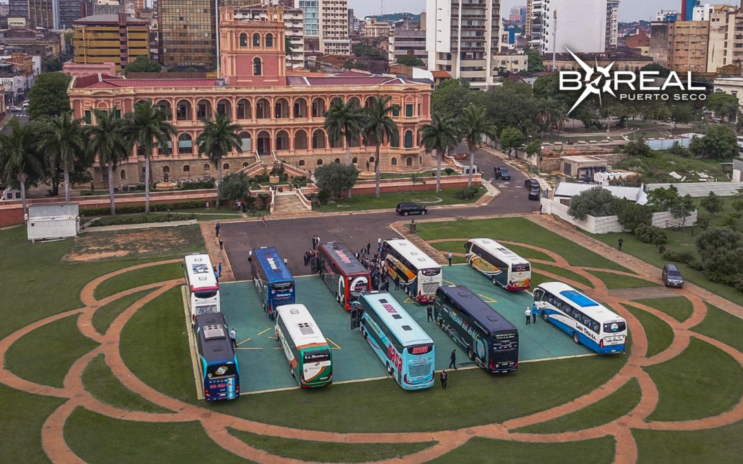 Dinatran presentó 46 buses 0KM para ofrecer un servicio más eficiente a la ciudadanía
